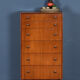 Retro teak 1960s tall G plan tolawood chest of drawers