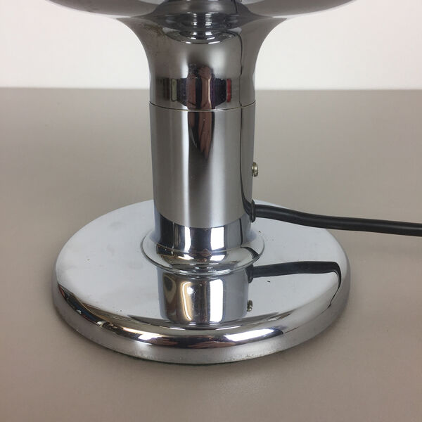 Original modernist 1970s chrome Table light lamp de table made by COSACK, Germany