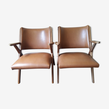 Pair of chairs Dal Vera, 1950