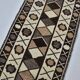 Neutral Turkish Handknotted Wool Runner sku 2064