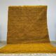 Traditional yellow Moroccan wool rug size 150 x 250 cm