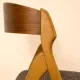 Set of 4 chairs model 1255 by Kjaernulf, 1960s.
