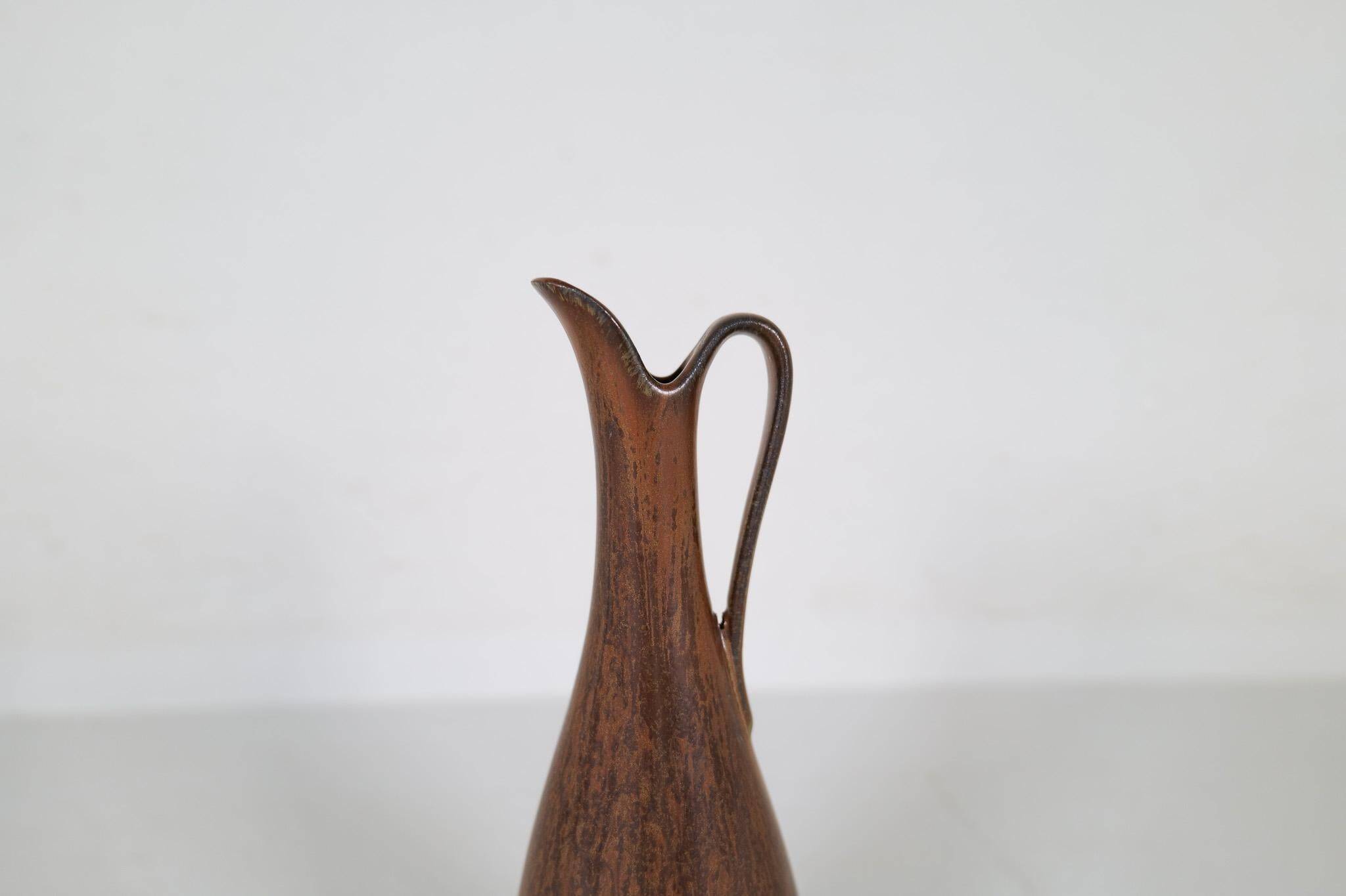 Mid-century modern set of 3 ceramic pieces by Rörstrand Gunnar Nylund, Sweden, 1950s.