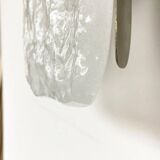 Frosted glass wall lamp by Kalmar Franken KG, 1960s.