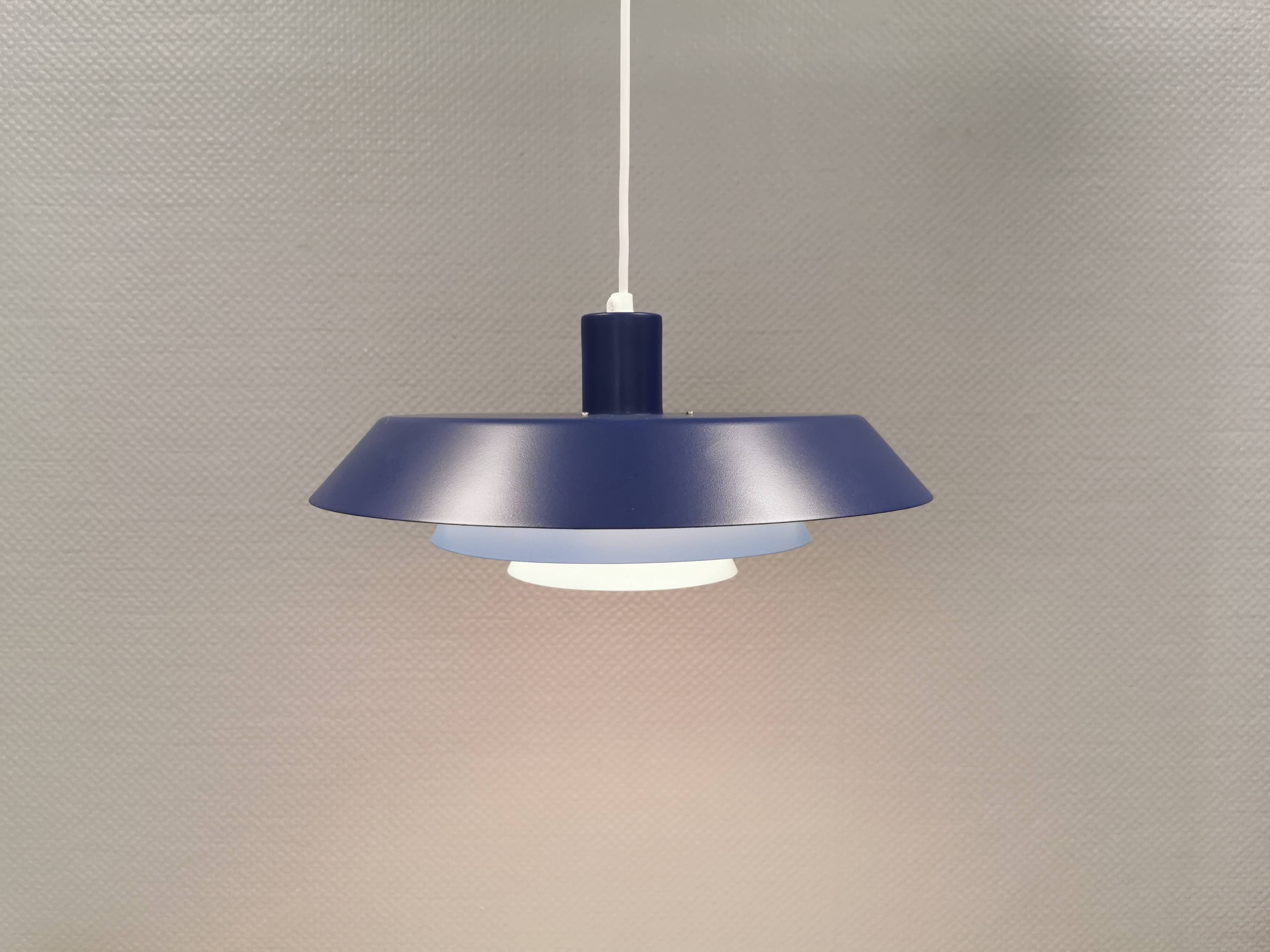 Hanging lamp, designed by Bent Karlby for Danish LYFA in 1968, model Troika