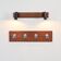 Wall coat rack and lights by Pierre Guariche for La Plagne, around 1968.