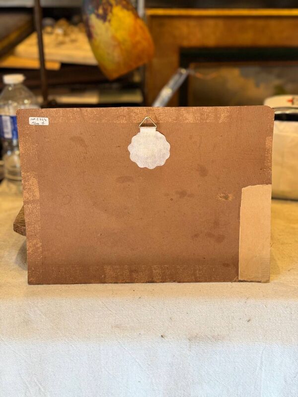 Tableau, huille sur panneau par Larcel Leprin