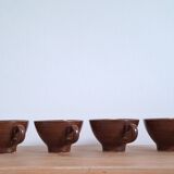 Tasses ou bolée à cidre en grès