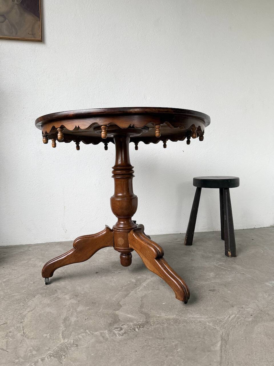 Biedermeier console or side table, 19th century.