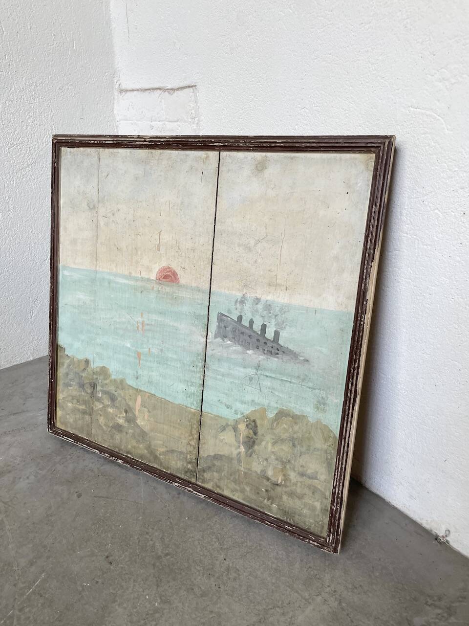 Painting on wood 1900