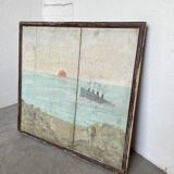 Painting on wood 1900