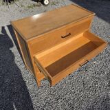 Vintage oak chest of drawers from the 60s