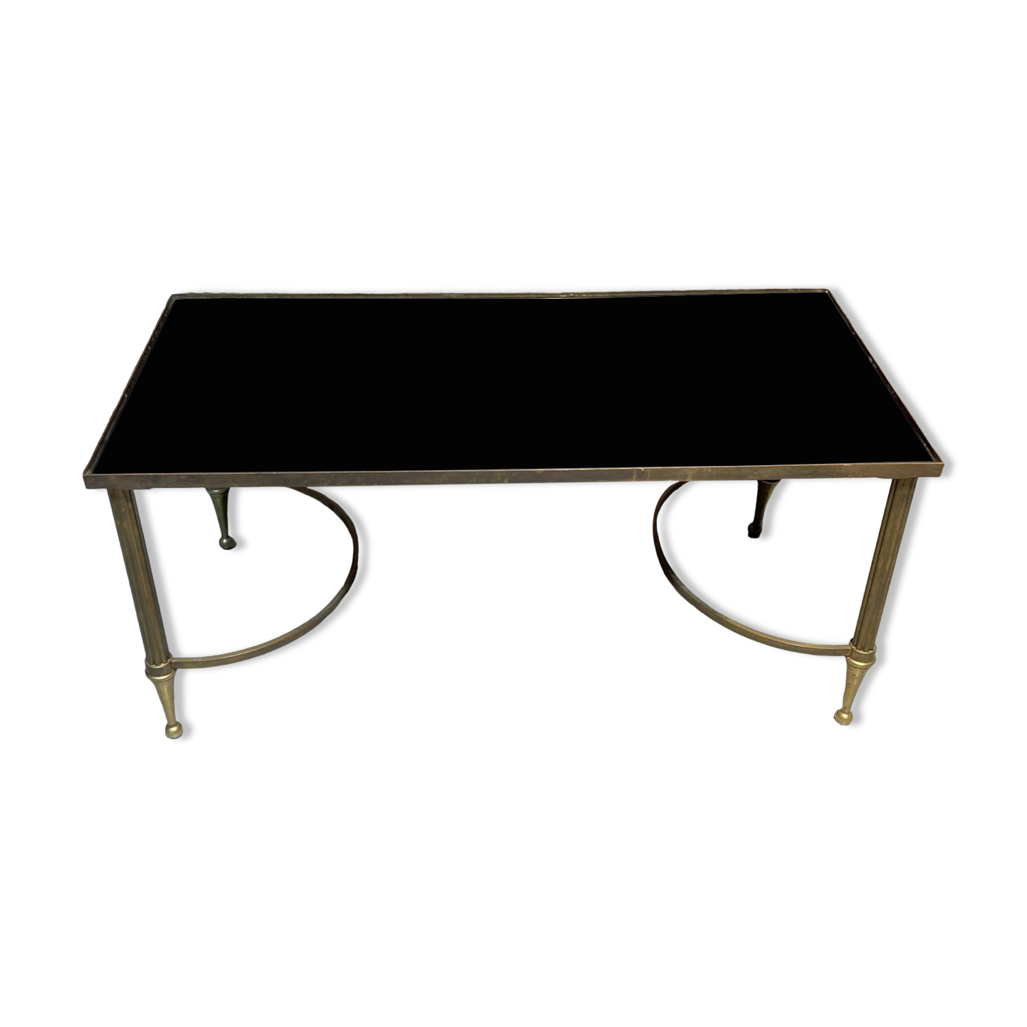 Table basse en métal doré