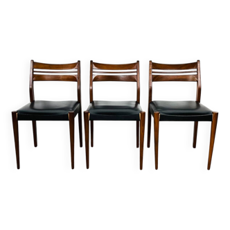 3 Scandinavian chairs 1960
