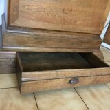 Cabinet notary scriban and lockers of oak desk