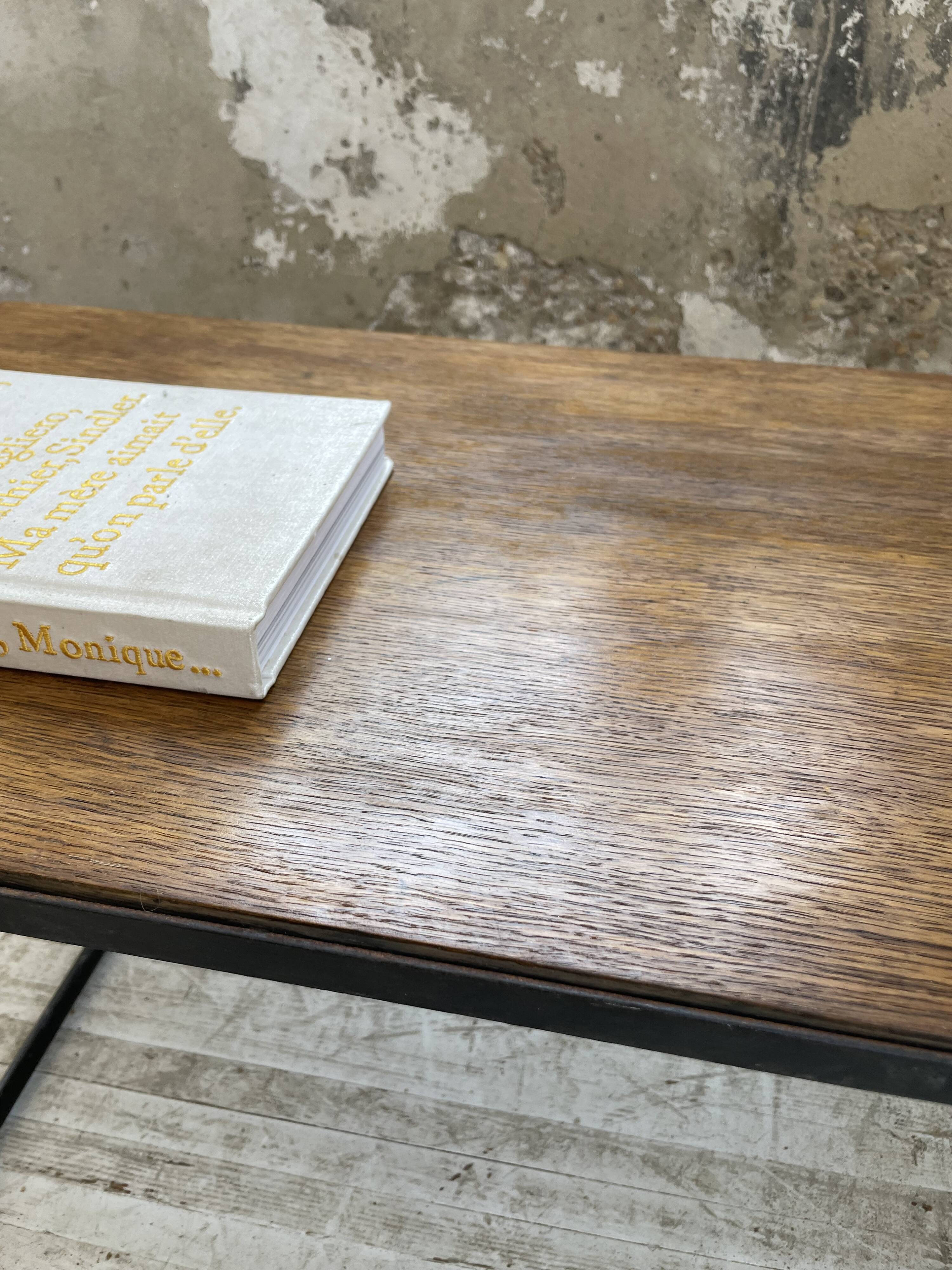 50s modernist oak coffee table