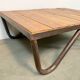 Table basse industrielle, années 1960