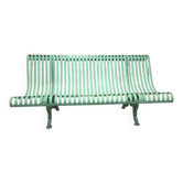 Banc de jardin en fer forgé et fonte fin XIXe siècle