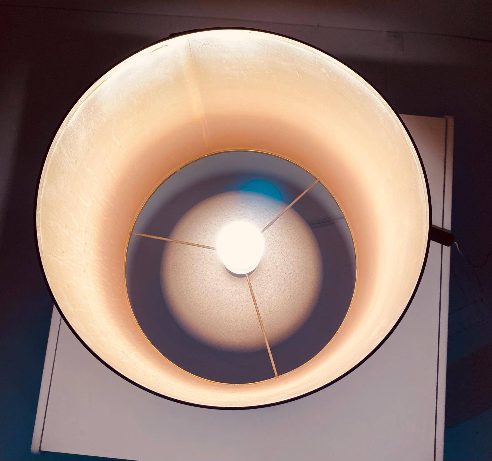 Ceramic table lamp, Italy 1970s