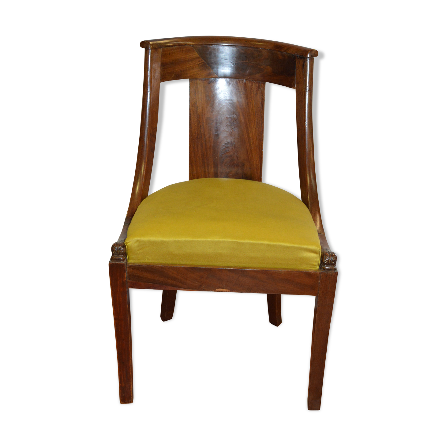 Mahogany gondola chair