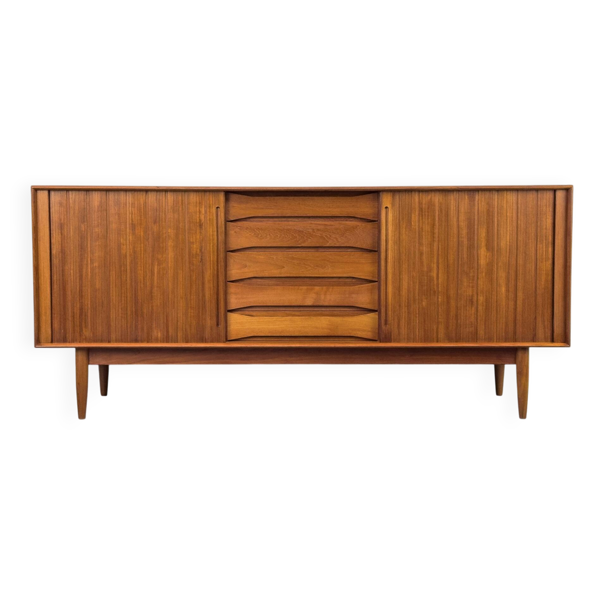 Danish Teak Sideboard by Johannes Aasbjerg, 1960s