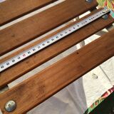 Wooden folding children's chair