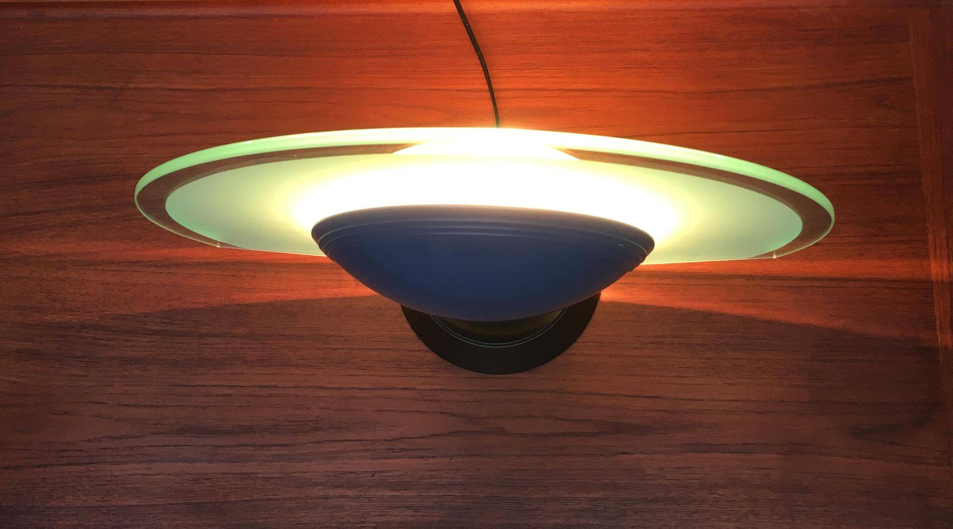 Postmodern table lamp Tikal by P.G. Ramella for Arteluce, 1980s.