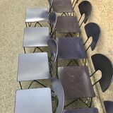 Set of 36 stackable chairs by Walter Leeman for Kusch & Co