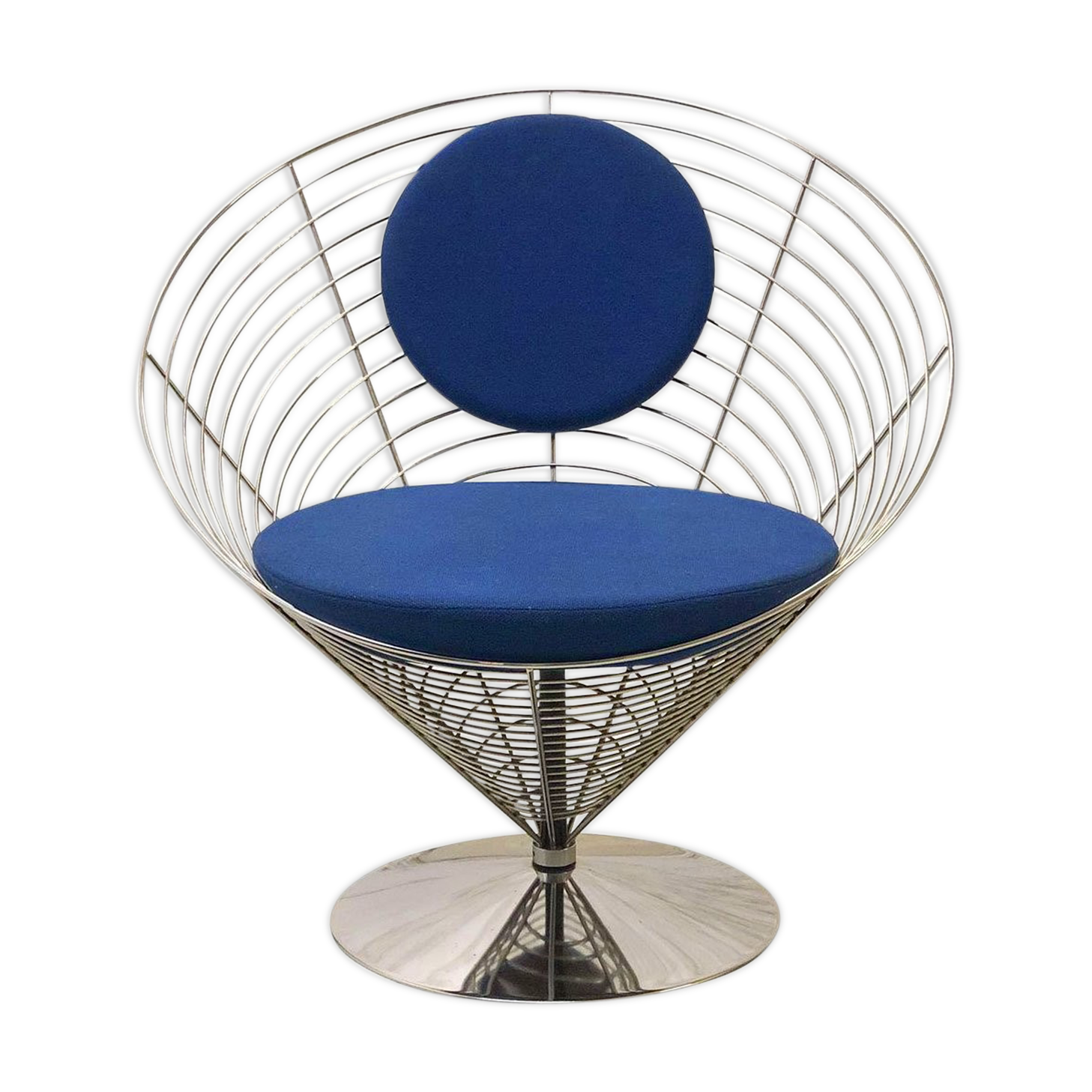 Wire Cone Verner Panton armchair for Fritz Hansen 1988