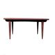 1960s vintage Scandinavian dining table, extendable, rosewood.
