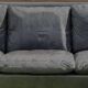 Vintage Scandinavian leather sofa