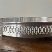Plateau de service avec raviers en verre