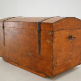 Antique wooden chest czechoslovakia