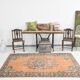 4x8 Pale Orange Classic Vintage Rug, 133x233Cm SK 2536