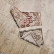 Set of 2 vintage handmade Turkish rugs 51x66 cm