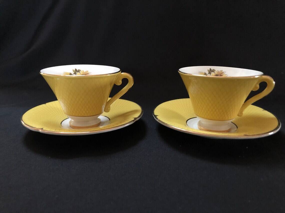 Pair of porcelain cups 1950