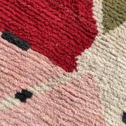 Large Moroccan Berber Rug Boujaad in Wool ideal Living room or bedroom, 200x290 cm