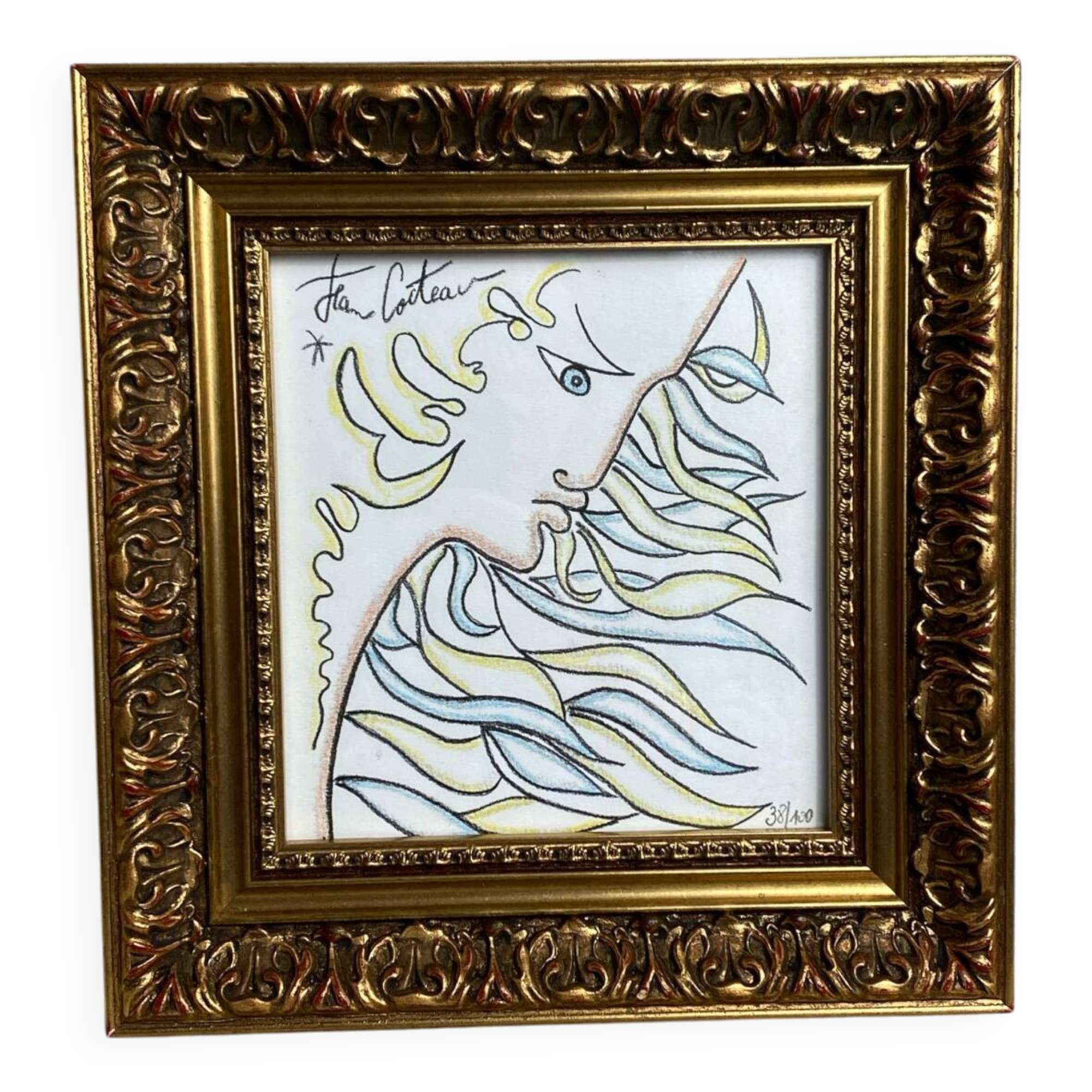 Profile of Orpheus, Jean Cocteau