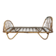 Single rattan bed