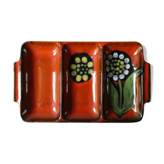 Poet Laval ceramic serving dish in the 1960s