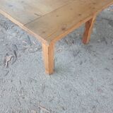 Rustic wooden coffee table
