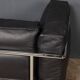3 fauteuil grand confort, deux places cassina sofa. le corbusier