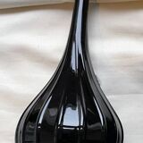 Salviati 2007 Glossy Black Signed Drop Vase 17 cm
