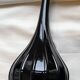 Salviati 2007 Glossy Black Signed Drop Vase 17 cm