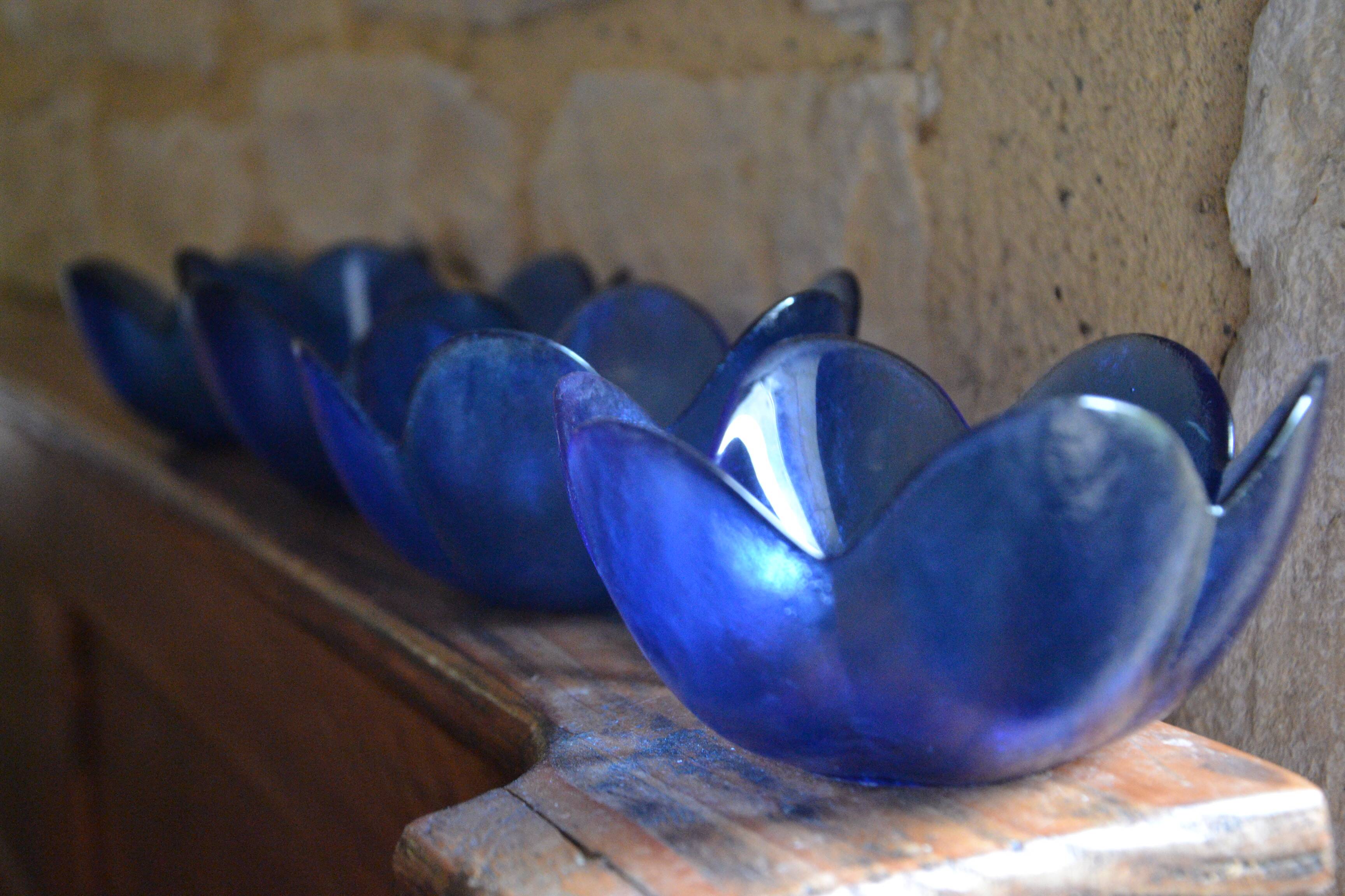 Lot de 4 coupelles en verre