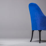 Italian alcantara project Armchairs by Umberto Asnago for Giorgetti/Progetti, 1980s