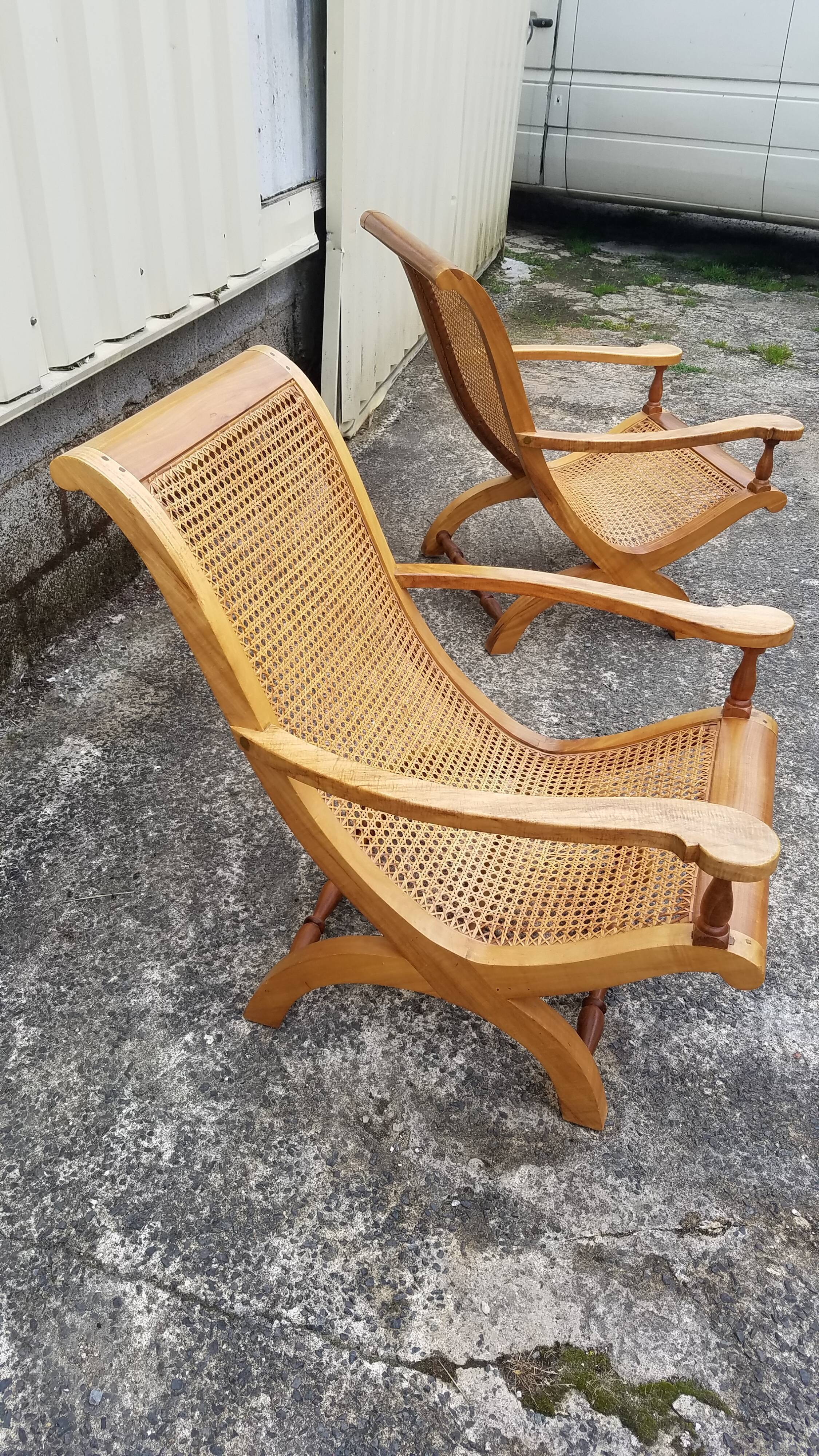 Paire de fauteuils créole