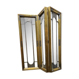 Vintage Brass mirror room divider