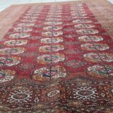 Tapis vintage ouzbek Boukhara fait main 128 cm x 183 cm années 1920