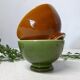 Duo of earthenware bowls